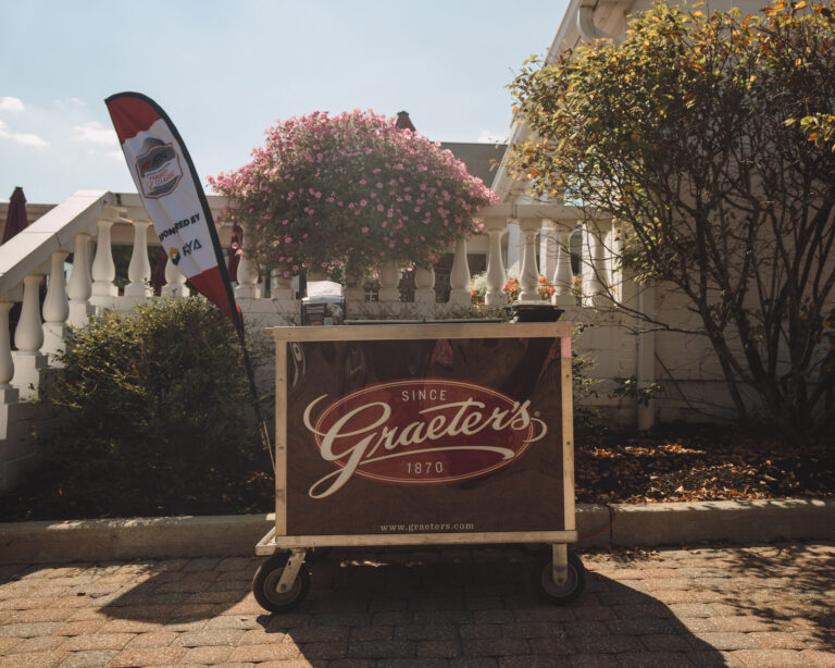 Graeter’s ice cream cart at the clubhouse at the ATSG Charity Golf Classic 2025