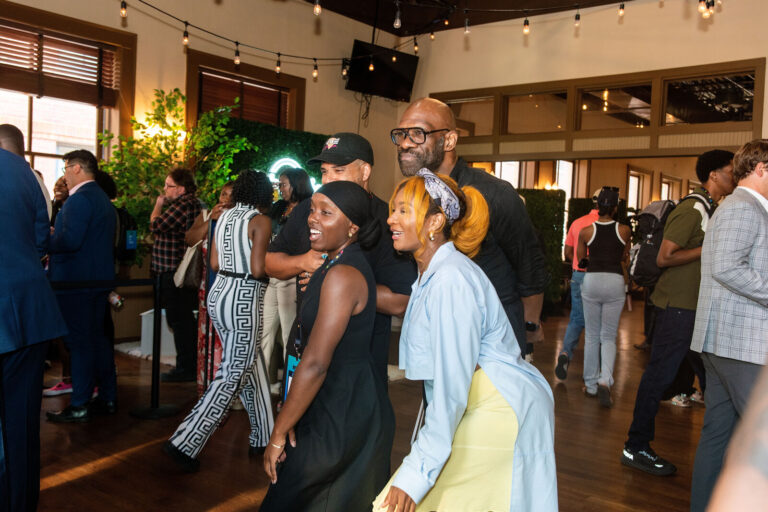 Attendees networking and celebrating at Black Tech Week 2026
