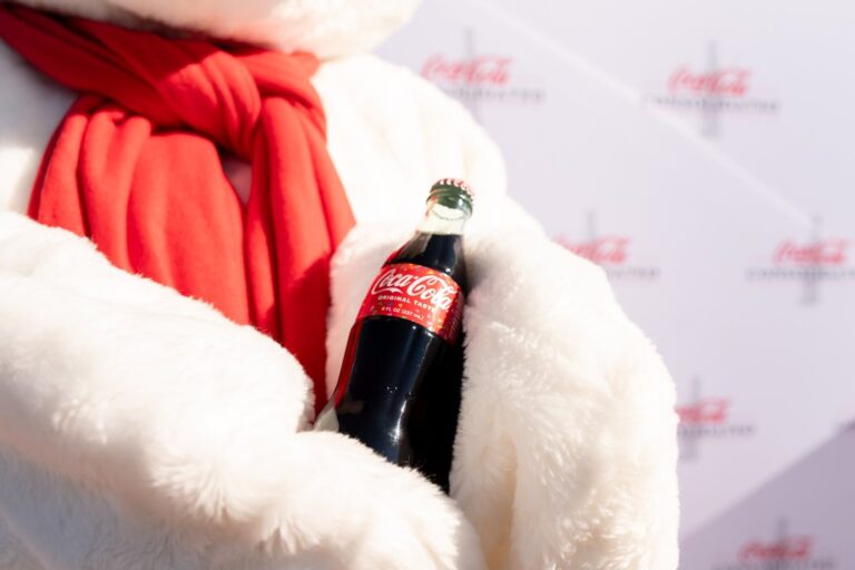 Branded bottle styled for a holiday product shot – Creative Soul Studios