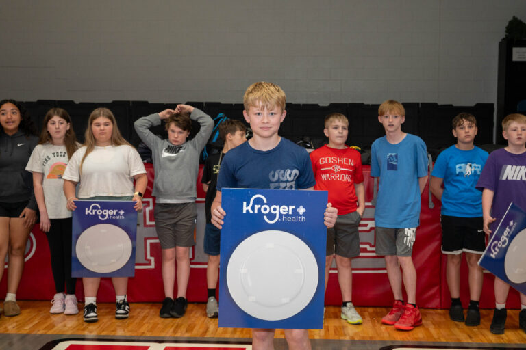 Kroger Health and EverFi nutrition event at Goshen Middle School, Ohio