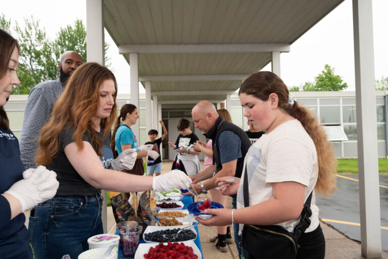 Kroger Health and EverFi nutrition event at Goshen Middle School, Ohio