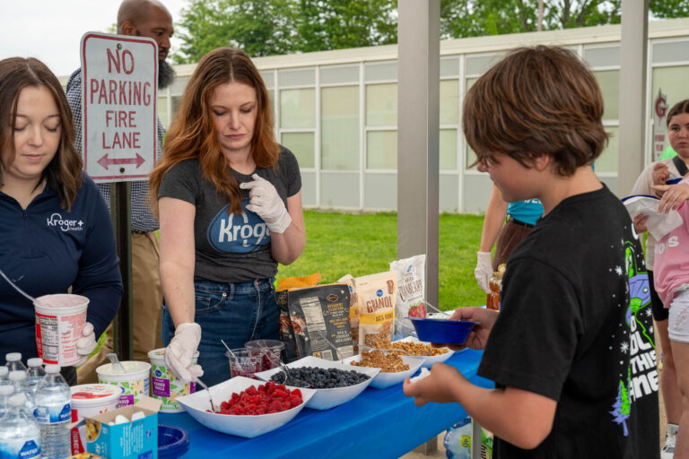 Kroger Health and EverFi nutrition event at Goshen Middle School, Ohio