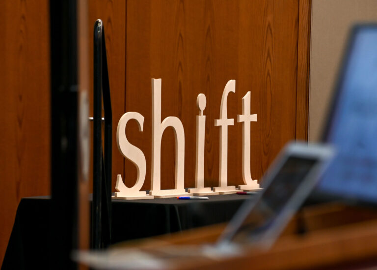 Shift letter display at LeaderShift at the Dayton Convention Center