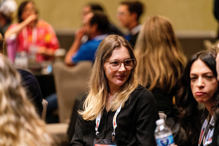 Attendee listening during a session at The Westin Cincinnati