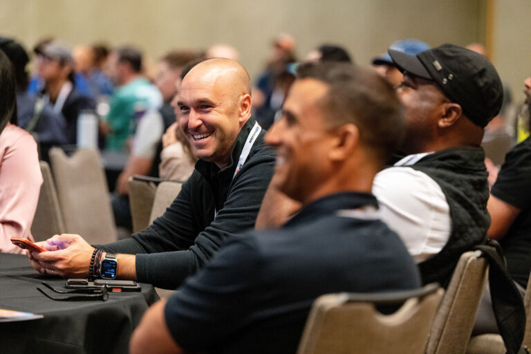 Attendees laughing during a NABSA session at The Westin