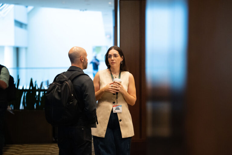 Attendees in conversation at The Westin Cincinnati during NABSA