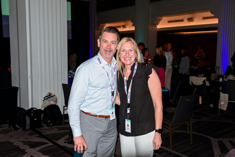 Colleagues posing together at the Perfetti Van Melle meeting