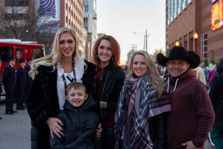 Family at the Phoenix World Burn Congress Walk of Remembrance in Covington