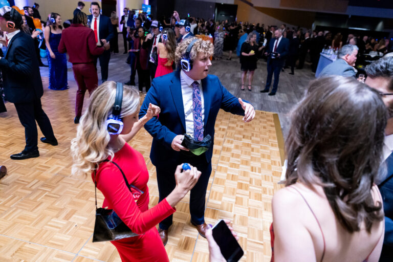 Guests on the dance floor at the Ronald McDonald House Charities gala, Northern Kentucky Convention Center