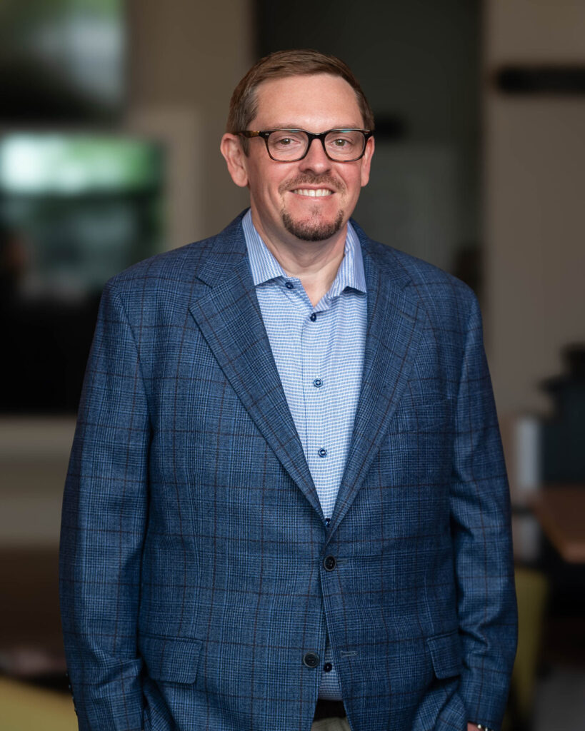Environmental headshot of a Wendal team member at their office in Covington, KY