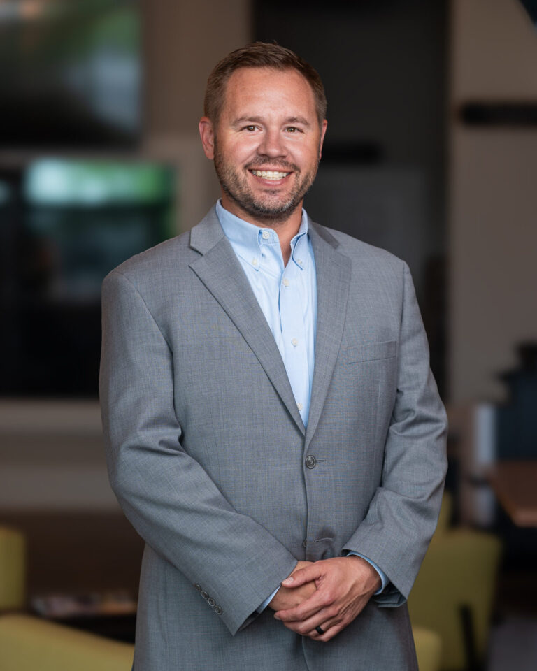 Environmental headshot of a Wendal team member at their office in Covington, KY