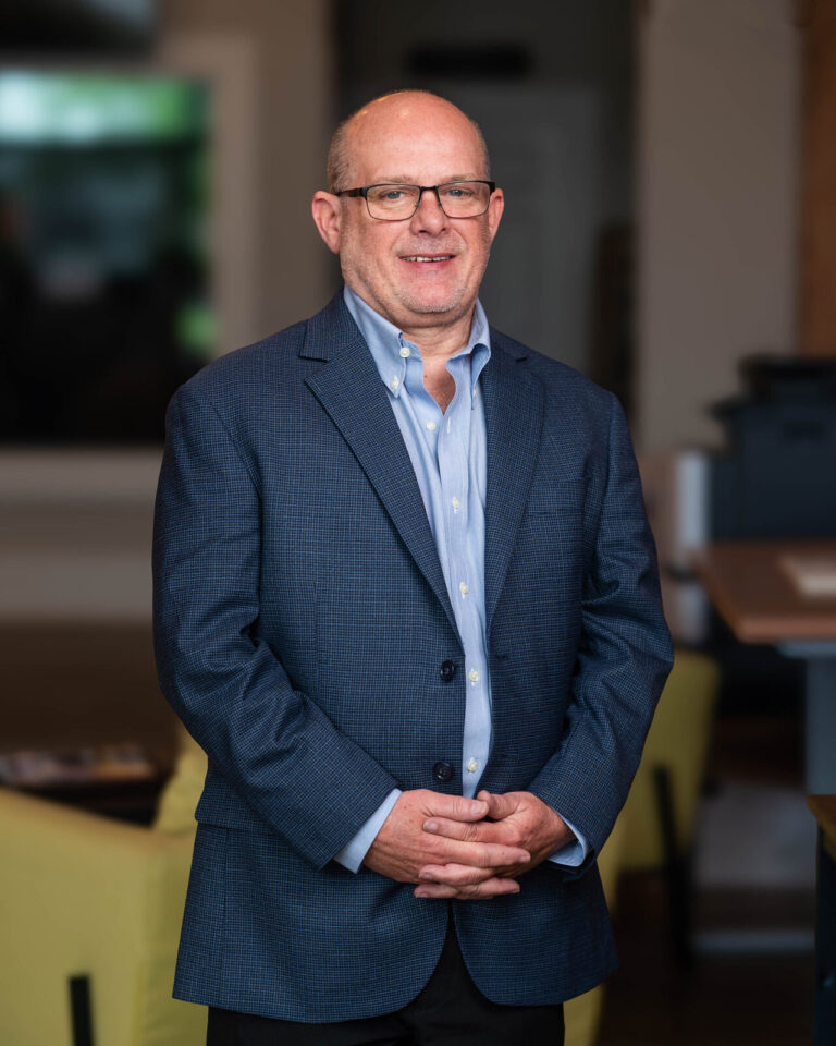 Environmental headshot of a Wendal team member at their office in Covington, KY
